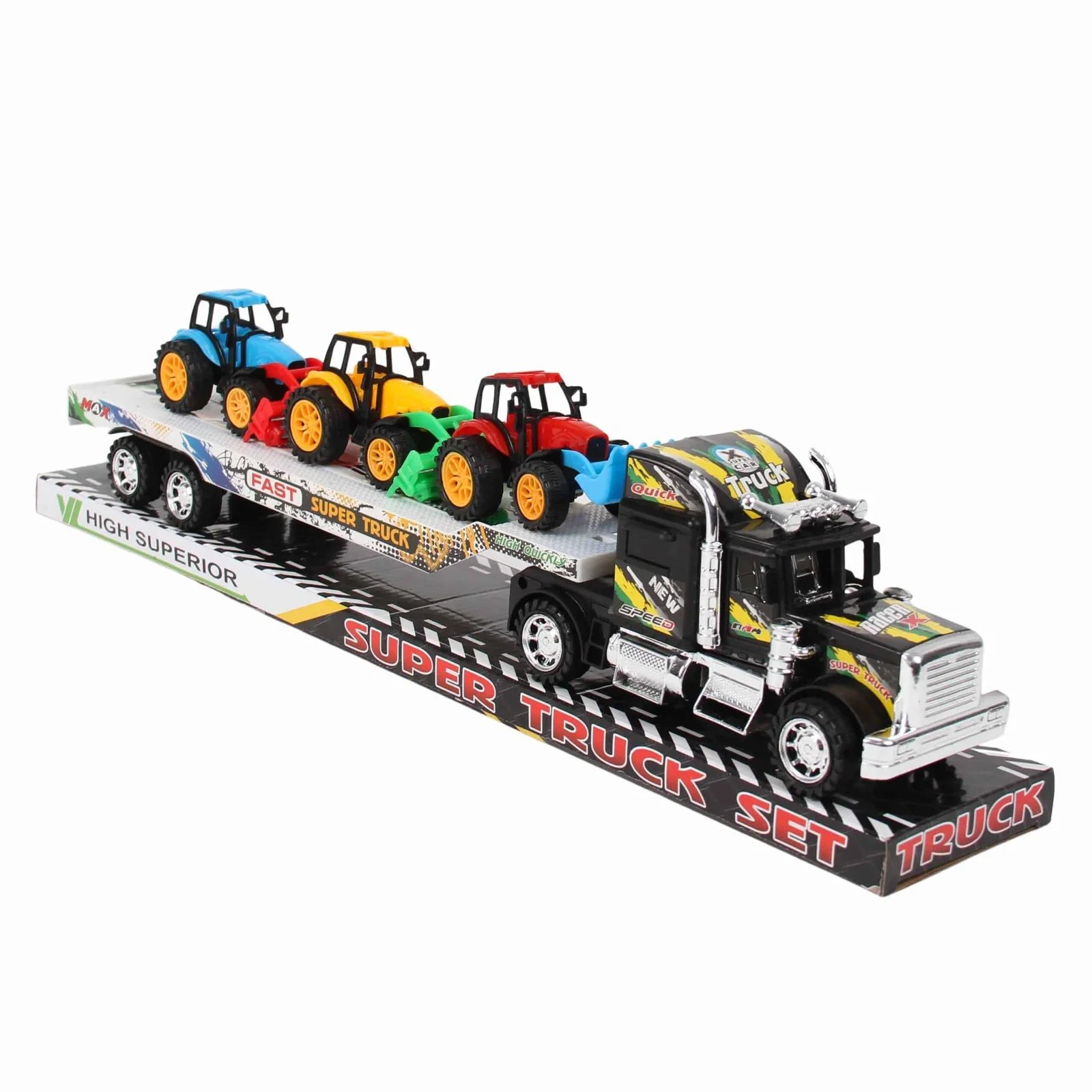 Toy truck FAST + 3 vehicles