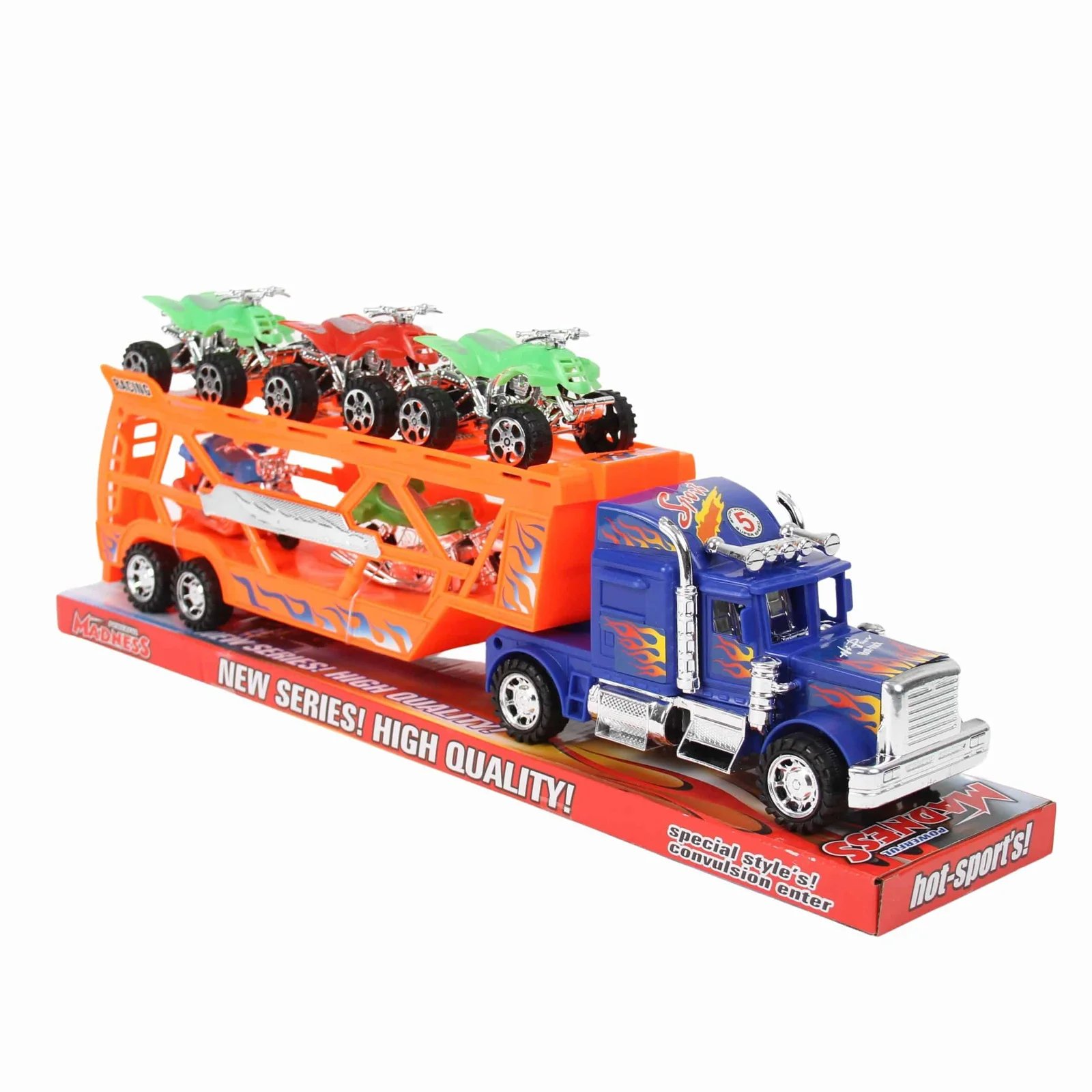 Toy truck HOT-SPORT' S + 6 vehicles