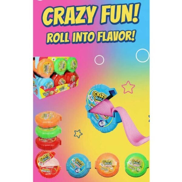 Chewing gum CRAZY ROLL + tattoo