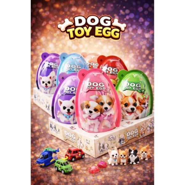 13.5CM DOG TOY EGG 8X6X20 GR