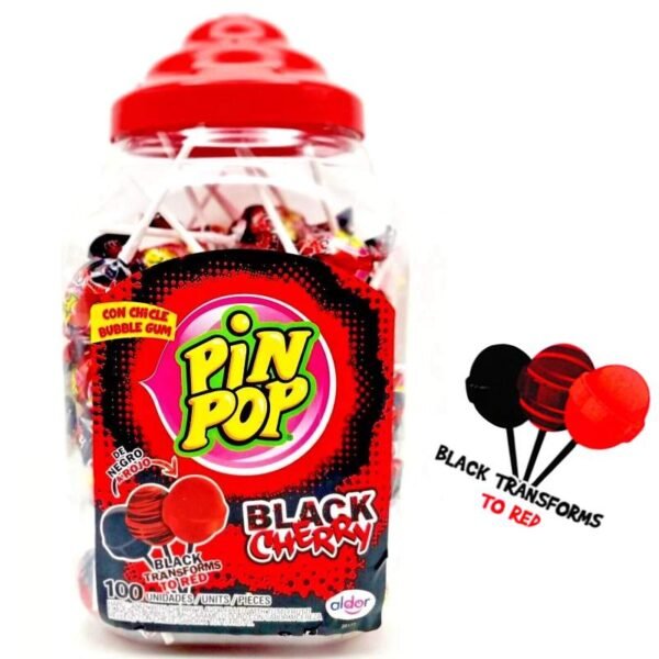 PIN POP BLACK CHERRY 6*100