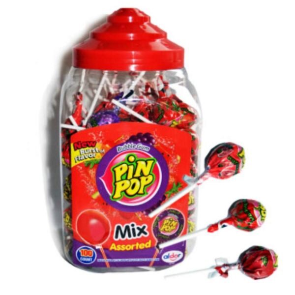 PIN POP MIX ASSORTED 6X100X18 GR