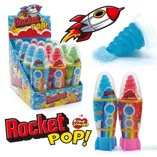 ROCKET POP WITH SOUR POWDER 8X12X26