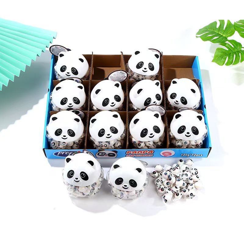 TRAY PANDA JAR GUMMY 3X12X120GR
