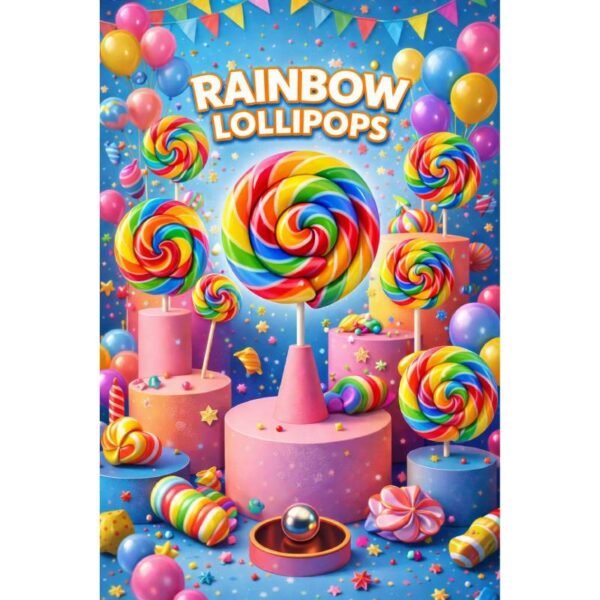 RAINBOW LOLLIPOPS 12*20*15 GR