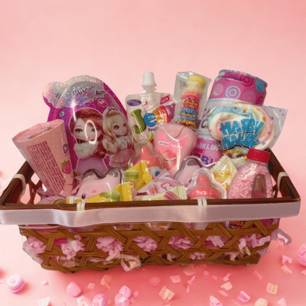 Dovanų krepšelis ''Pinky girl''