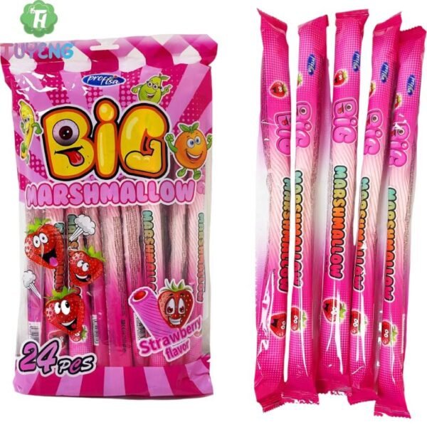 BIG MARSHMALLOW STRAWBERRY 12X24X20GR