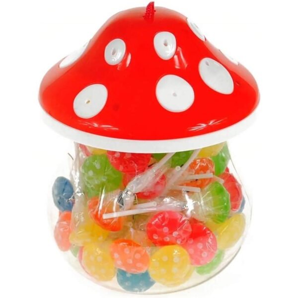 MUSHROOM LOLLIPOP IN JAR 6X60X15GR