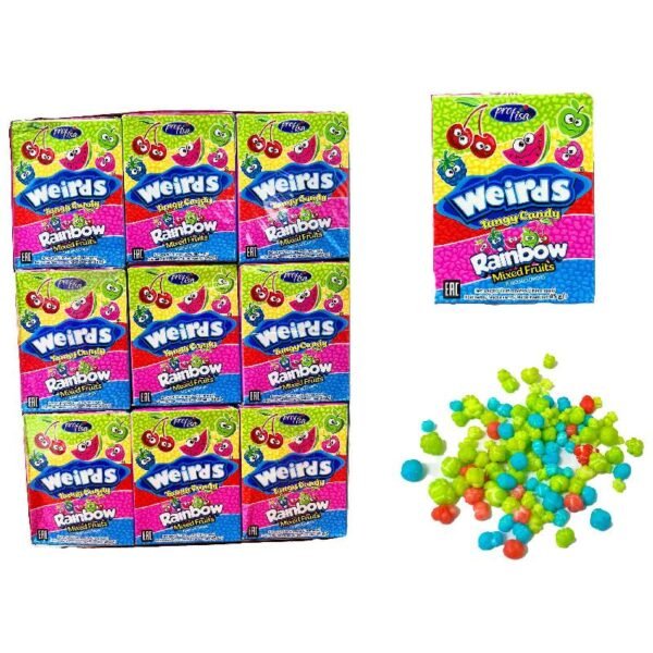WEIRDS RAINBOW MIXED FRUITS 8X36X45GR