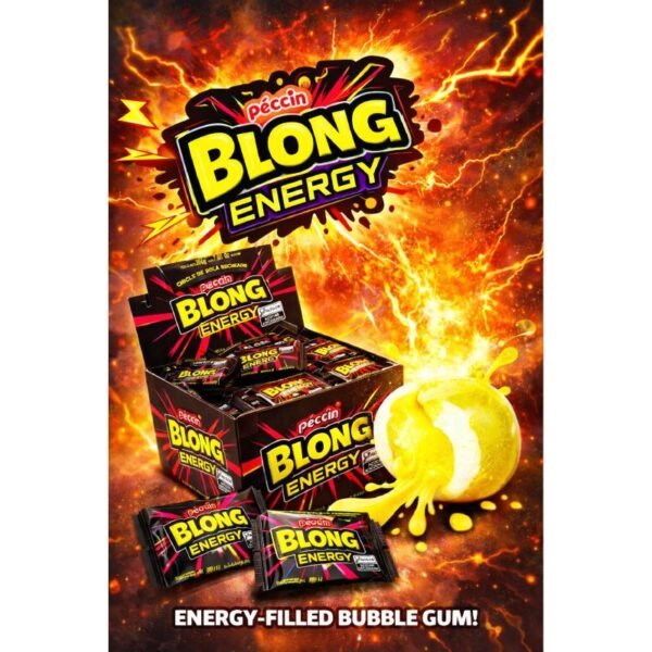 BLONG ENERGY BUBBLE GUM 24X40X5GR