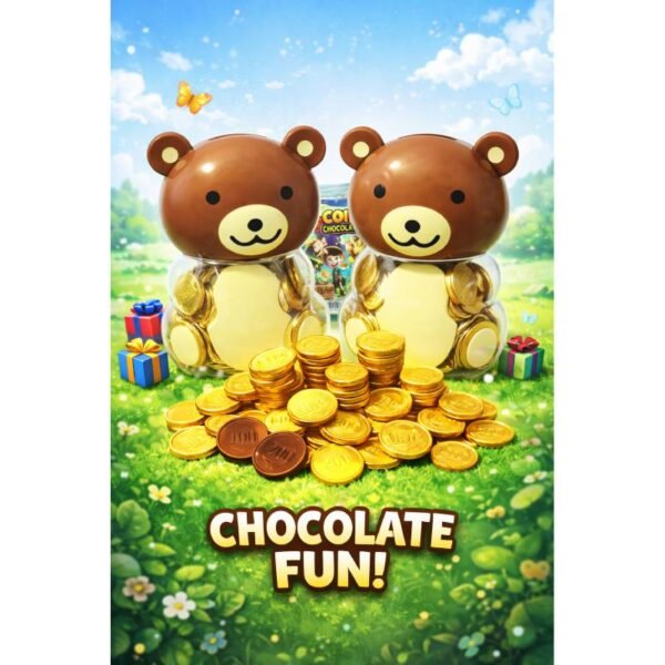 BEAR CHOCOLATE COINS 12X100X2.4GR