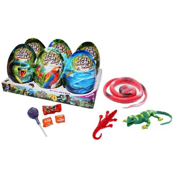 Eggs THE SECRET WORLD with toys and sweets BLOCK