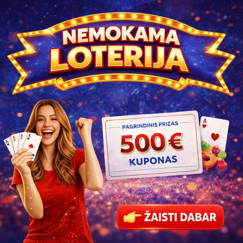 Laimėk saldumynų už 500 Eur!