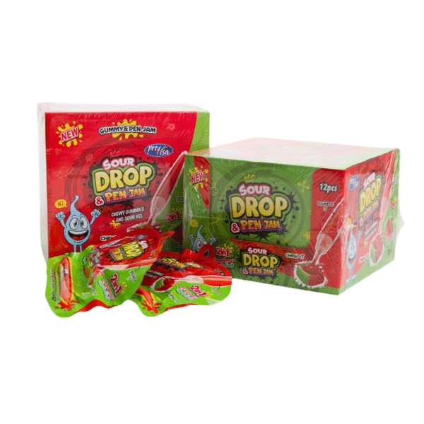 2IN1 PEN JAM&GUMMY STICK 12X55GR