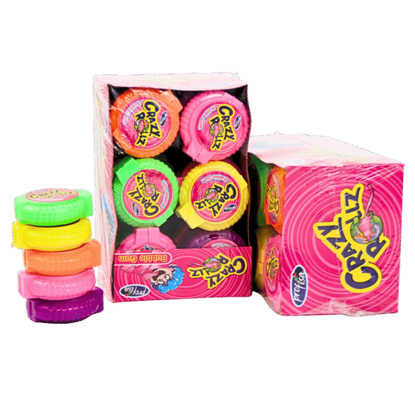 CRAZY ROLL BUBBLE GUM 30X15GR