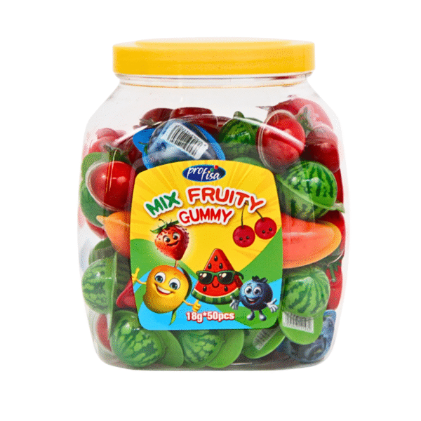 MIX FRUIT GUMMY 50X18GR
