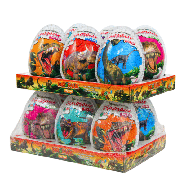 Eggs Dinosaurs medium with toys and sweets BLOCK
